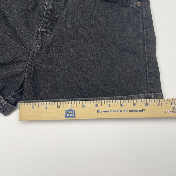 Vintage Levi’s 954 Denim Shorts Black Orange Tab Regular Fit Women’s Size 5 - Picture 11 of 11
